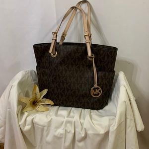 Michael Kors jet Set travel bag monogram tote #4